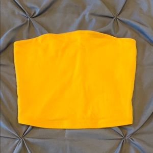 Mustard tube top